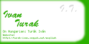 ivan turak business card